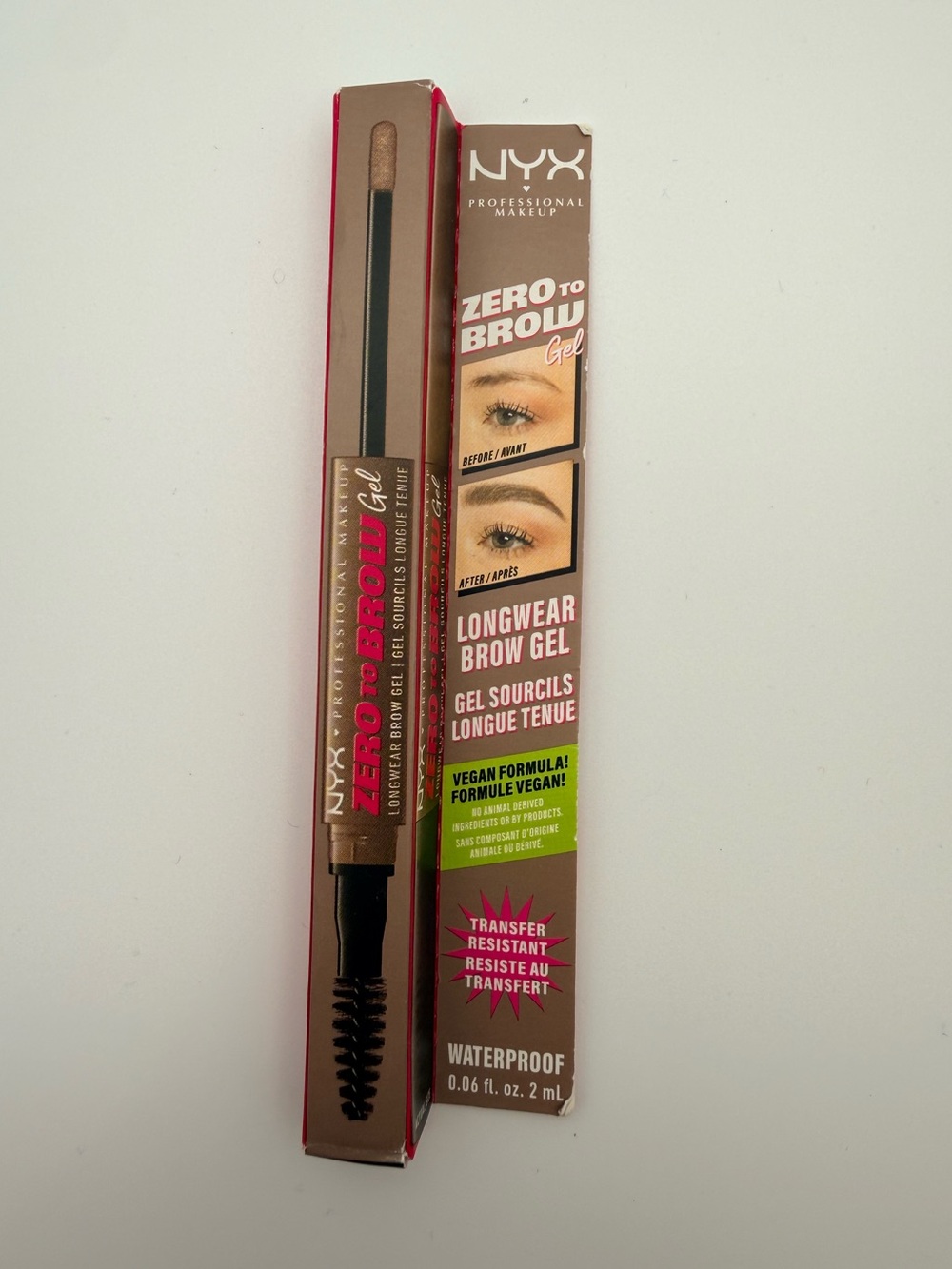 NYX Zero to Brow Gel in Ash Blonde - Picture 2 of 2